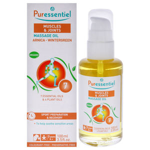 Muscle Relaxing Organic Massage Oil - Arnica and Wintergreen Puressentiel 3.5 oz